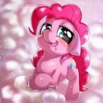  2015 behind-space clothing cute drooling earth_pony equine female feral friendship_is_magic horse mammal my_little_pony pinkie_pie_(mlp) pony saliva smile solo 