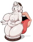  big_breasts breasts chubby disembodied_tongue female licking nude open_mouth oreos solo thick_thighs tongue tongue_out voluptuous wide_hips xingscourge 