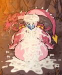 balls big_balls big_knot big_penis blizzate bodily_fluids bouncing_sound_effect butt canid canine cave chimera cum cum_inflation cum_inside cum_splash cum_splatter cumflated_belly dragon duo excessive_cum excessive_genital_fluids feet female feral fox genital_fluids genitals hi_res hindpaw hyper hyper_genitalia impregnation_request inflation knot knot_bulge knot_fucking male male/female mammal mythological_creature mythological_scalie mythology paws penis scalie sex size_difference thick_thighs