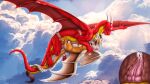 16:9 2_penises 4k abdominal_bulge absurd_res animal_genitalia animal_penis belly bodily_fluids claws cloacal_penis cloud cum cum_inside dawn_(dawn2949) dead.akira dewclaw digital_media_(artwork) digitigrade diphallism dragon duo earhole erection european_mythology feral feral_on_feral feral_penetrated feral_penetrating feral_penetrating_feral finger_claws flying flying_sex fur genital_fluids genital_piercing genitals green_eyes hemipenes hi_res horn internal knot knotted_penis knotted_tapering_penis licking licking_lips male male/male membrane_(anatomy) membranous_wings multi_genitalia multi_penis mythological_creature mythological_scalie mythology open_mouth penetration penis penis_piercing piercing pink_penis red_body red_scales red_wings scales scalie scutes seminal_groove sex size_difference sky smaller_penetrated tail tapering_penis tapering_tail teeth thick_tail toe_claws tongue tongue_out watermark western_dragon white_body white_claws white_fur white_horn widescreen wings yellow_belly zetralth