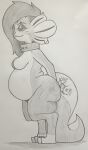 2026 amphibian anal anal_masturbation anthro aquatic ash_(johnnyfiveaces) axolotl barbell_piercing big_butt breasts butt cellulite collar digging_into_butt english_text eye_bags eyeshadow fat_folds featureless_breasts freckled_face freckles glistening_eyelids gynomorph hair half-closed_eyes hi_res intersex johnnyfiveaces makeup masturbation mole_salamander motion_lines multiple_piercings narrowed_eyes onomatopoeia overweight overweight_intersex piercing sagging_breasts salamander shaded signature solo sound_effects text thebelltolled thick_thighs traditional_media_(artwork) undercut