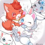 1:1 accessory ageam_(sylvtasticalsylveon) anal anal_penetration anthro arctic_fox balls bangs bed blue_eyes blue_markings blush bodily_fluids canid canine carney_(carnelianfox) chest_tuft chibi cotton_tail dipstick_ears dipstick_tail domestic_cat ear_markings facial_markings fan_character fangs felid feline felis female femboy fluffy fluffy_tail foursome fox fur furgonomics furniture genital_fluids genitals grey_markings group group_sex hair_accessory hairclip hare head_markings heart_symbol hi_res hoshi_(zyuuniie) inner_ear_fluff japanese_hare jewelpet jewelry lagomorph larimar_(jewelpet) leg_grab leporid licking long_ears long_tail male male/female mammal markings multicolored_ears muzzle_(marking) necklace one_eye_closed open_mouth oral pawpads penetration penile penis penis_drip penis_grab penis_lick pointy_ears prick_ears rabbit red_body red_fox red_fur sanrio sega_fave sex shortstack snowflake spots spread_legs spreading tail tail_accessory tail_markings tailband teeth tongue tongue_out true_fox tuft vaginal vaginal_fluids vaginal_penetration white_body white_fur white_markings wink zyuuniie