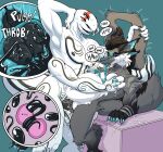 2_penises 4_arms 4_ears 4_eyes aggressive_fertilization andromorph animal_genitalia animal_penis anthro balls black_cum bodily_fluids breast_grab breast_milking breasts canid claws colored_cum cum duo fluffy genital_fluids genitals hair hand_on_breast hemipenes humanoid humping impregnation inflation internal internal_vaginal intersex lactating long_hair long_tail long_tongue male mammal mandibles milk multi_arm multi_ear multi_eye multi_genitalia multi_limb multi_penis nipples nude_anthro penetration penis plump_labia raised_arm scales sharp_teeth sperm_cell sperm_dominating_ovum sweat sweaty_body swirling_pattern tail tail_grab tattoo tears tears_of_pleasure teeth thrusting tongue unusual_anatomy unusual_bodily_fluids unusual_cum unusual_genital_fluids vaginal vaginal_penetration vulva zenarator