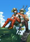 anal anal_fluids anal_juice_on_dildo anal_masturbation anal_penetration anthro antlers anus balls bodily_fluids boots bucker butt canid canine canis clenched_teeth clothing cowboy_boots cowboy_hat coyote crouching crouching_over_dildo deer digital_media_(artwork) dildo dildo_in_ass dildo_insertion duo erection facial_hair footwear from_behind_position fur genital_fluids genitals goatee half-closed_eyes hat headgear headwear hi_res horn john_deere legwear looking_at_another looking_back lorenzobrezo male male/male male_penetrated male_penetrating male_penetrating_male mammal masturbating_while_penetrating masturbation mostly_nude muscular muscular_anthro muscular_male mustache narrowed_eyes nude object_in_ass outside_masturbation outside_sex penetration penile penile_penetration penis penis_in_ass sex sex_toy sex_toy_in_ass sex_toy_insertion shoes smile spread_legs spreading tail teeth text tractor vehicle