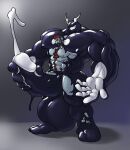 absorption_vore anthro balls beard big_balls big_muscles big_pecs big_penis bodily_fluids cum dominant dominant_male duo ejaculation excessive_cum excessive_genital_fluids eyeless eyes_closed facial_hair feet genital_fluids genitals glans goo_creature hair hand_on_penis hi_res huge_balls huge_penis humanoid hyper hyper_balls hyper_genitalia hyper_penis larger_male larger_pred male male/male masturbation muscular muscular_male nipples pecs penis penis_size_difference size_difference smaller_male smile standing submissive submissive_male symbiote teeth trencalos vein veiny_penis vore