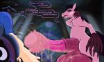 5:3 animal_genitalia animal_penis anthro bodily_fluids butt_slap cum cum_in_ass cum_inside duo english_text equid equine_genitalia equine_penis female feral flared_penis friendship_is_magic genital_fluids genitals gynomorph hasbro hi_res humiliation intersex intersex/female low-angle_view mammal my_little_pony penis princess_luna_(mlp) shakes_heartwood slap spank_marks spanking spiked_penis spikes spikes_(anatomy) stoopedhooy text