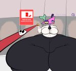 2026 absurd_res ambiguous_gender animate_inanimate anthro big_breasts big_butt breasts butt chainsaw_man clothed clothing dialogue digital_media_(artwork) duo female gangle_(tadc) glitch_productions hi_res huge_butt huge_hips huge_thighs humanoid hurley's_grand_carnival hurley_(jarodoc1324) hyper hyper_butt hyper_hips hyper_thighs jarodoc1324 leash leash_pull living_mask living_toy makima_(chainsaw_man) mask meme meme_pose oc_cameo ribbons signature simple_background the_amazing_digital_circus thick_thighs wide_hips zooble_(tadc)