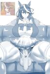 2026 absurd_res animal_ears animal_humanoid big_breasts big_bulge big_penis bottomwear bow_panties bow_underwear breasts bulge clothed clothing cygames digital_drawing_(artwork) digital_media_(artwork) equid equid_humanoid equine equine_humanoid furniture genitals gynomorph gynomorph_humanoid hair half-erect hi_res humanoid intersex intersex_humanoid l1mpbizkit legwear looking_away mammal mammal_humanoid monochrome multicolored_hair on_sofa panties panty_bulge peeking_penis penis penis_in_panties penis_peek presenting presenting_penis school_uniform screencap sitting sitting_on_sofa sketch skirt sofa solo spread_legs spreading symboli_rudolf_(pretty_derby) testicle_bulge thick_thighs thigh_highs uma_musume_pretty_derby underwear uniform upskirt