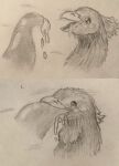 animal_genitalia animal_penis avian beak beak_fetish beak_play beak_sex beakjob bird bodily_fluids don_frog. drooling duo feather_hair feather_tuft feathered_crest feathers fellatio feral frogulus galliform genital_fluids genitals glistening glistening_genitalia glistening_penis graphite_(artwork) head_crest leaking_precum male male/male musky_penis neck_bulge open_beak open_mouth oral oral_penetration peafowl penetration penile penis penis_nursing phasianid precum precum_in_mouth precum_on_penis pseudo_hair saliva scent sex sparkles sparkling_eyes tapering_penis tears traditional_media_(artwork) tuft wet wet_penis