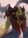 2021 3_toes absurd_res ambiguous/ambiguous ambiguous_feral ambiguous_gender avian avian_feet bdsm black_pawpads blue_eyes bodily_fluids buckteeth claws crush digital_media_(artwork) digital_painting_(artwork) dominant drooling duo extreme_size_difference eye_roll feet feral feral_on_feral foot_fetish gryphon hi_res interspecies killioma larger_dom larger_feral looking_pleasured male_(lore) mammal masochism mouse murid murine mythological_avian mythological_creature mythology painting_(artwork) pawpads paws rodent saliva scutes simple_background size_difference smaller_feral sweat sweaty_feet tail tail_coil teeth toes tongue tongue_out torvid wafflemouse whiskers yellow_eyes