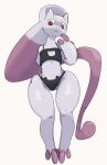 2026 3_fingers 3_toes 4chan_anon :< ambiguous_anthro ambiguous_gender anthro archived_source bent_arm biped black_bra black_clothing black_panties black_underwear bra cat_ear_panties cat_keyhole_bra cat_lingerie cleavage_cutout clothed clothed_ambiguous clothed_anthro clothing cutout digital_drawing_(artwork) digital_media_(artwork) featureless_chest feet fingers full-length_portrait generation_6_pokemon glistening glistening_eyes hand_behind_back head_crest head_tail hi_res iris keyhole_bra keyhole_clothing keyhole_underwear legendary_pokemon lingerie looking_at_viewer looking_down looking_down_at_viewer low-angle_view mega_evolution mega_mewtwo mega_mewtwo_y mouth_closed multicolored_body nintendo panties pokemon pokemon_(species) portrait pupils purple_body red_eyes shaded simple_background solo toes underwear unknown_artist white_background white_sclera wide_hips