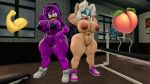 16:9 3d_(artwork) anthro avian bat bedroom_eyes bench big_breasts big_butt bird breasts butt clothing digital_media_(artwork) duo fan_character female footwear footwear_only genitals gym gym_bench hand_behind_head hand_on_hip hands_behind_head hirundinid huge_breasts huge_butt jade_the_bat_(sonico4ever) looking_at_viewer mammal mature_female mostly_nude muscular muscular_female narrowed_eyes nude nude_female open_mouth open_smile oscine passerine seductive sega shoes shoes_only smile smiling_at_viewer sneakers sneakers_only sonic_the_hedgehog_(series) sonico4ever swallow_(bird) thick_thighs treadmill tsunami_the_swallow_(sonico4ever) vulva weights widescreen