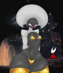 absurd_res anthro bikini clothing db_drawsy duo female female/female gold_bikini hi_res hollow_knight:_silksong hollow_knight_(franchise) hornet_(hollow_knight) lace_(hollow_knight:_silksong) swimwear tagme team_cherry two-piece_swimsuit