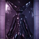 1:1 3d_(artwork) absurd_res animal_genitalia animal_penis anthro anthro_on_anthro arms_tied balls bdsm biped black_body black_clothing black_latex blender_(artwork) blender_cycles_(artwork) bondage bound bulge canid canine canine_genitalia canine_penis canis chamber claws clothed clothing degradation depth_of_field digital_media_(artwork) dragonplayer dragonplayer_(character) encasement feet fox genitals hi_res hindpaw immobile inside latex latex_clothing latex_penis latex_skinsuit legs_tied lying lying_on_ground male male/male mammal multicolored_body nasal_tube on_ground orgasm_denial paws penis permanent_bondage permanent_encasement permanent_orgasm_denial permanent_sensory_deprivation predicament_bondage reflection rexouium sealed sensory_deprivation skinsuit slim slim_anthro slim_male slim_sub solo submissive submissive_male tail tight_clothing tube vacuum_bed vacuum_sealed