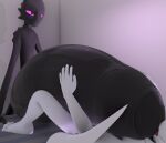 3d_(artwork) anthro balls bed bed_sheet bedding big_balls big_penis black_body black_eyes canid canine canis digital_media_(artwork) duo enderman foreskin furniture genitals glistening glistening_genitalia glistening_penis hair hand_on_another's_penis hand_on_bed hand_on_penis hi_res huge_balls huge_penis humanoid humanoid_genitalia humanoid_on_anthro humanoid_penis hyper hyper_balls hyper_genitalia hyper_penis kneeling licking licking_tip looking_at_another's_penis looking_at_genitalia looking_at_penis looking_down low-angle_view lying lying_on_bed male male/male male_anthro male_humanoid mammal medium_hair microsoft minecraft mojang nude nude_anthro nude_humanoid nude_male on_bed open_mouth oral penile penis penis_lick pillow pink_sclera rif_(rifykoh) rifykoh sex size_difference slim slim_humanoid slim_male smothering spread_legs spreading tail tongue tongue_out wolf xbox_game_studios