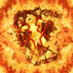 1:1 5_fingers anthro artist_name bdsm black_claws black_nose bluesky_logo bondage bound burning burning_alive cage canid canine chain chest_tuft claws colored cuff_(restraint) death digital_media_(artwork) digital_painting_(artwork) fangs finger_claws fingers fire fox fur furaffinity furaffinity_logo genitals glowing goldy_(goldenfoxythefox) hainequem hair handcuffed handcuffs hi_res indiana_jones_(franchise) inner_ear_fluff male mammal metal metal_cuffs no_navel nude open_mouth orange_background orange_glow pain painting_(artwork) parody penis pink_tongue raised_arms restraints ritual_sacrifice sacrifice screaming signature simple_background solo spread_legs spreading tail teeth text toe_claws tongue tuft twitter twitter_logo urethra volcano white_body white_fur white_hair white_inner_ear_fluff white_sclera white_tail