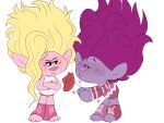 2024 3_toes 4:3 absurd_res arms_bent bangs big_nose black_eyes blush blush_lines closed_frown clothed clothed_female clothed_humanoid clothed_male clothing crossed_arms digital_drawing_(artwork) digital_media_(artwork) dreamworks duo english_description eyebrows eyes_closed eyeshadow fan_character feet female female_humanoid flat_colors flower frown frowning_at_another giving_flower hair heart_symbol hi_res humanoid humanoid_pointy_ears leaning leaning_forward leg_warmers legwear leotard lidded_eyes long_hair makeup male male/female male_humanoid mitten_hands mouth_closed multicolored_clothing multicolored_leotard not_furry pink_body pink_eyeshadow pink_leg_warmers pink_skin plant pointy_ears puckered_lips purple_eyebrows purple_hair red_clothing red_leg_warmers red_legwear red_leotard rose_(flower) simple_background standing straight_arms straight_legs toes troll_(mythology) troll_(trolls) trolls_(dreamworks) unimpressed viva_(trolls) wavy_hair white_background white_clothing white_leotard wolflly10