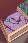 2:3 abdominal_bulge absurd_res ambiguous_feral ambiguous_gender arbok blue_hair box container duo female_(lore) feral generation_1_pokemon green_straps grey_eyes hair hatsune_miku hi_res human mammal nintendo oral_vore pokemon pokemon_(species) reptile scalie serpentine_vore snake swetzverelend vocaloid vore yamaha_corporation