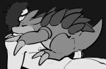 2026 ambiguous_feral ambiguous_gender ambiguous_penetrated anal anal_penetration bestiality big_claws biped bodily_fluids claws duo erection eyes_closed feral feral_penetrated fizzpop generation_1_pokemon genitals grey_background hair hi_res hug human human_on_feral human_penetrating human_penetrating_feral humanoid_genitalia humanoid_penis interspecies lying male male/ambiguous male_on_feral male_penetrating male_penetrating_ambiguous mammal monochrome nintendo nipples nude on_back on_top penetration penile penile_penetration penis penis_in_ass pokemon pokemon_(species) pokephilia sandslash sex short_hair simple_background size_difference smaller_penetrated spikes spikes_(anatomy)