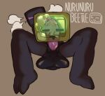 2_toes ambiguous_gender balls big_balls black_body bodily_fluids cum cum_inside duo enderman feet genital_fluids genitals living_condom male male/ambiguous male_penetrating microsoft minecraft mojang not_furry nurunurubeetle penetration penis purple_eyes purple_penis slime_(minecraft) toes translucent translucent_body xbox_game_studios
