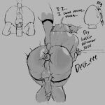 1:1 absurd_res anal anal_penetration anthro backsack balls bent_over big_butt big_buttplug bodily_fluids butt buttplug buttplug_vibrator canid canid_demon demon dest_eee_(artist) dock_(anatomy) eleee_(character) genital_fluids genitals hi_res humanoid_genitalia humanoid_penis hybrid_genitalia hybrid_penis knot knotted_humanoid_penis knotted_penis leaning leaning_forward legs_together male mammal medial_ring monochrome object_in_ass overwhelmed pandorian_trapdog_(species) penetration penis penis_backwards perineum plug_(sex_toy) precum prostate sex_toy sex_toy_in_ass sex_toy_insertion solo tail thick_thighs vibrator vibrator_in_ass wide_hips