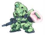  beam_rifle beam_shield chibi energy_gun gun gun-ez gundam mecha no_humans noah_noah shield simple_background solo victory_gundam weapon 