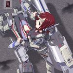  armored_core armored_core_nexus female from_software girl hier mecha_musume red_eyes red_hair redhead 
