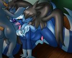  anal banette fellatio hydreigon male male/male meowstic nintendo oral penis pok&eacute;mon pok&eacute;mon_(species) sex video_games 