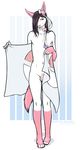  accelo balls bow eeveelution girly male miko_(character) nintendo nude penis pok&eacute;mon solo standing sylveon towel video_games 