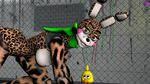  3d bonnie breasts female five_nights_at_freddy&#039;s machine mammal mechanical nipples robot smile spider26 video_games 