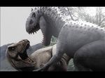  albino battle claws dinosaur female indominus_rex invalid_color jurassic_park jurassic_world roaring scales scar teeth tyrannosaurus_rex 