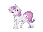  2015 cute dennybutt equine female feral friendship_is_magic horn mammal my_little_pony solo sweetie_belle_(mlp) unicorn young 