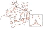  2015 anthro aogami blush butt cowgirl_position female humanoid_penis male male/female mammal mouse navel on_top penetration penis rodent sex uncut vaginal vaginal_penetration 