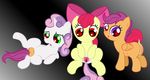  2013 apple_bloom_(mlp) bow cub cutie_mark_crusaders_(mlp) earth_pony equine female friendship_is_magic gaping green_eyes group hair horn horse mammal my_little_pony ohohokapi pegasus pony purple_eyes purple_hair pussy red_hair scootaloo_(mlp) sweetie_belle_(mlp) two_tone_hair unicorn wings young 