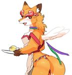  1boshi ambiguous_gender anthro blush canine clothing fox fur japanese kemono mammal tagme 