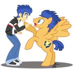  2015 blue_eyes blue_hair clothing cutie_mrk duo equestria_girls equine flash_sentry_(eg) flash_sentry_(mlp) friendship_is_magic hair human male mammal my_little_pony pegasus scruffytoto wings 