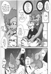  anthro blush clothing comic cougar dialogue digitigrade english_text feline fur greyscale hair long_hair male male/male mammal manga masturbation mikazuki_karasu monochrome penis saliva stripes text tiger translated white_fur 