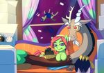  2015 bakki cake discord_(mlp) earth_pony equine female feral food friendship_is_magic horse male mammal my_little_pony pony tree_hugger_(mlp) unknown_character 