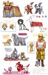  all_fours annoyed boots bow burmecian canine clothed clothing dialogue emlan english_text female feral final_fantasy final_fantasy_ix freya_crescent fur groomed hair male mammal pants pillow shirt shovel tank_top text ungroomed video_games 