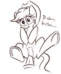  animal_genitalia applejack_(mlp) big_macintosh_(mlp) blush brother_and_sister cervical_penetration disembodied_penis duo emberkaese english_text equine erection female first_person_view freckles friendship_is_magic hat hi_res hooves horse horsecock incest looking_at_viewer lying male male/female mammal missionary_position monochrome my_little_pony on_back open_mouth penetration penis plain_background pony pussy sex sibling solo_focus text underhoof vaginal vaginal_penetration white_background 