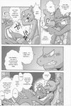  censored charmeleon comic cum female feral gabite kissing male male/female mikazuki_karasu nintendo penis pok&eacute;mon pussy_juice video_games 