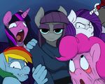  2015 air_horn anthro anthrofied clothed clothing earth_pony equine female friendship_is_magic group hair half-closed_eyes hladilnik horn horse long_hair looking_at_viewer mammal maud_pie_(mlp) multicolored_hair my_little_pony open_mouth pink_hair pinkie_pie_(mlp) pony purple_hair rainbow_dash_(mlp) rainbow_hair rarity_(mlp) sibling sisters twilight_sparkle_(mlp) unicorn 