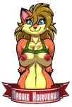  2015 alpha_channel anthro areola big_breasts blonde_hair breasts canine erect_nipples female fox hair maggie_noirveaux mammal max_blackrabbit nipples smile solo 