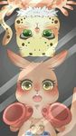  2014 boxing_gloves child feline female kangaroo king_(tekken) leopard looking_at_viewer male mammal marsupial mother namatamemisa parent roger_jr roger_mama son tekken video_games young 