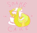  ambiguous_gender cake derfisch english_text food nintendo pok&eacute;mon reptile scalie serperior snake solo text video_games 
