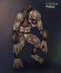  anthro armor chokodonkey gears_of_war hi_res locust_(species) male solo wretch 