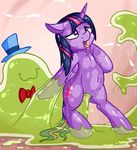  2015 bow cutie_mark duo equine fearingfun female feral friendship_is_magic goo hair hat hi_res horn long_hair mammal messy my_little_pony navel open_mouth penetration purple_eyes pussy slime the_smooze_(mlp) tongue tongue_out top_hat twilight_sparkle_(mlp) vaginal vaginal_penetration winged_unicorn wings 