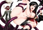  &lt;3 big_breasts black_hair blood blue_eyes breasts clothed clothing female gravity_rush hair love machine mechanical nipples not_furry nude one_eye_closed open_mouth penetration pussy pussy_juice raven_(gravity_rush) red_hair robot spread_legs spreading tentacle_monster tentacles 