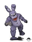  animatronic bonnie_(fnaf) five_nights_at_freddy&#039;s lagomorph machine male mammal mechanical rabbit rey-menn_(artist) robot solo teeth video_games 