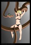  big_breasts bikini black_hair blonde_hair breasts clothing duo erikaa female hair happy horn human hypnosis kaa mammal mind_control nipples nude oo_sebastian_oo open_mouth pussy pussy_juice reptile scalie shy smile snake swimsuit tentacles 